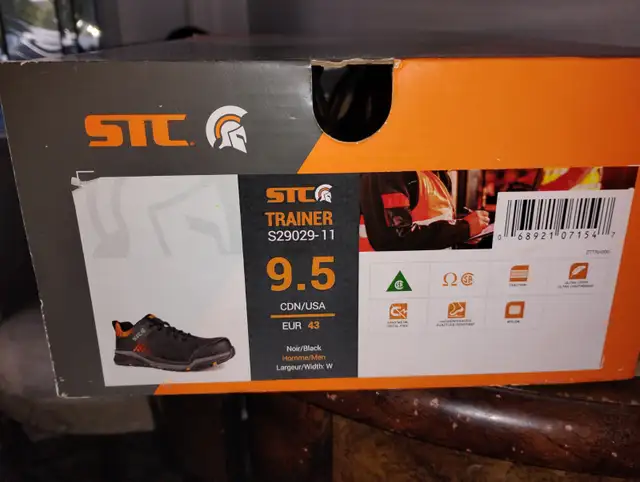 Safety shoes new size 9.5