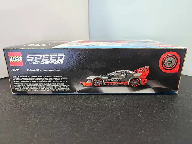 Lego 76921 Audi S1 e-tron quattro Speed Champions NEW - Photo 3
