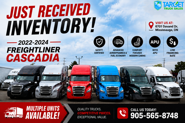 2022-2024 Freightliner Cascadia - Multiple Units Available For S