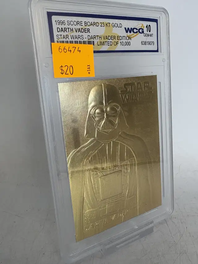 1996 Score Board Limited 23K Gold Foil Graded Star Wars Cards