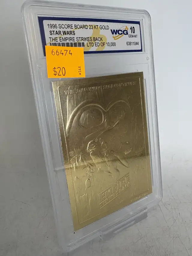 1996 Score Board Limited 23K Gold Foil Graded Star Wars Cards - Photo 2