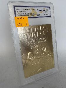 1996 Score Board Limited 23K Gold Foil Graded Star Wars Cards - Photo 4