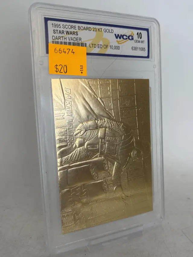 1996 Score Board Limited 23K Gold Foil Graded Star Wars Cards - Photo 5