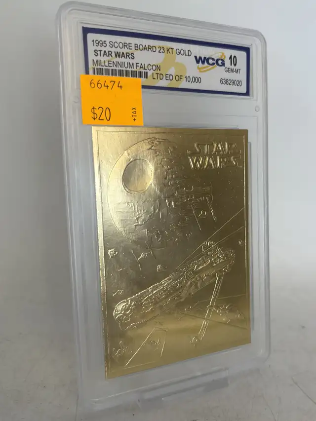 1996 Score Board Limited 23K Gold Foil Graded Star Wars Cards - Photo 6