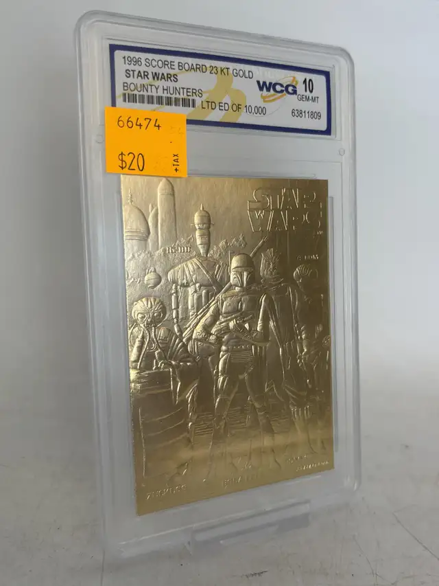 1996 Score Board Limited 23K Gold Foil Graded Star Wars Cards - Photo 7