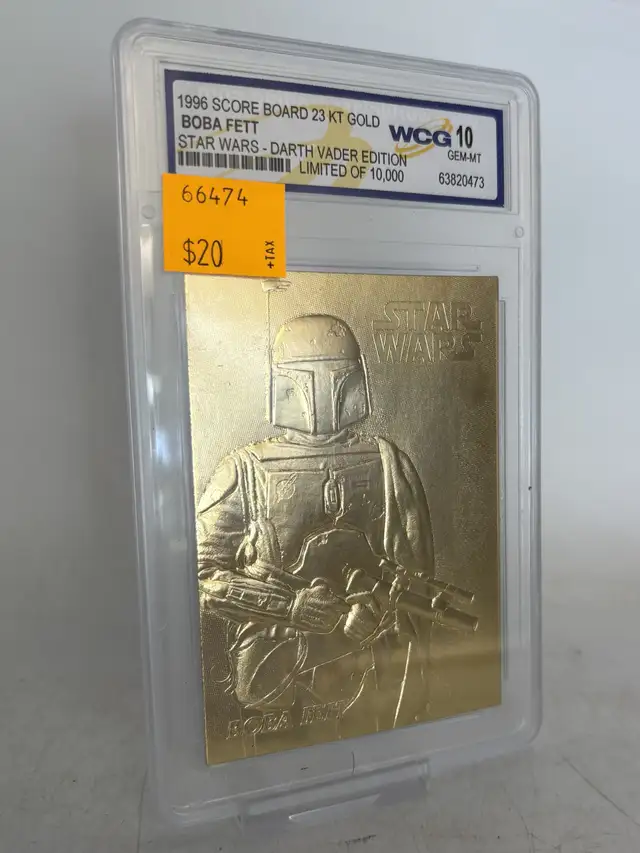 1996 Score Board Limited 23K Gold Foil Graded Star Wars Cards - Photo 8