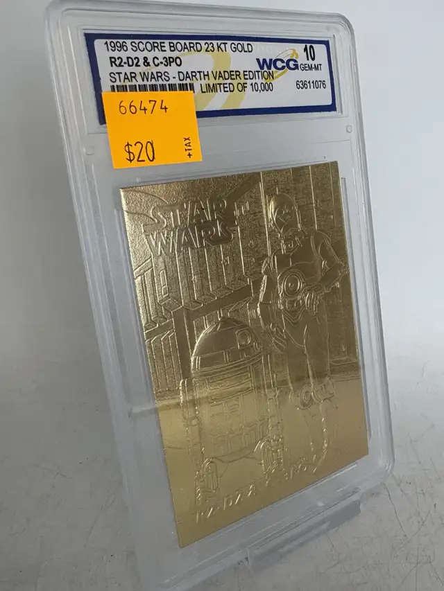 1996 Score Board 23K Gold Foil Graded Star Wars Card(s) - Photo 5