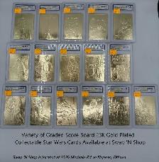 1996 Score Board 23K Gold Foil Graded Star Wars Card(s) - Photo 9