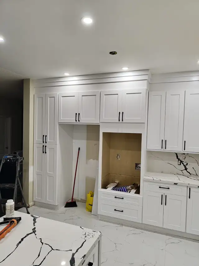 Thermofoil Painted- 50% Discount on White/Grey Color