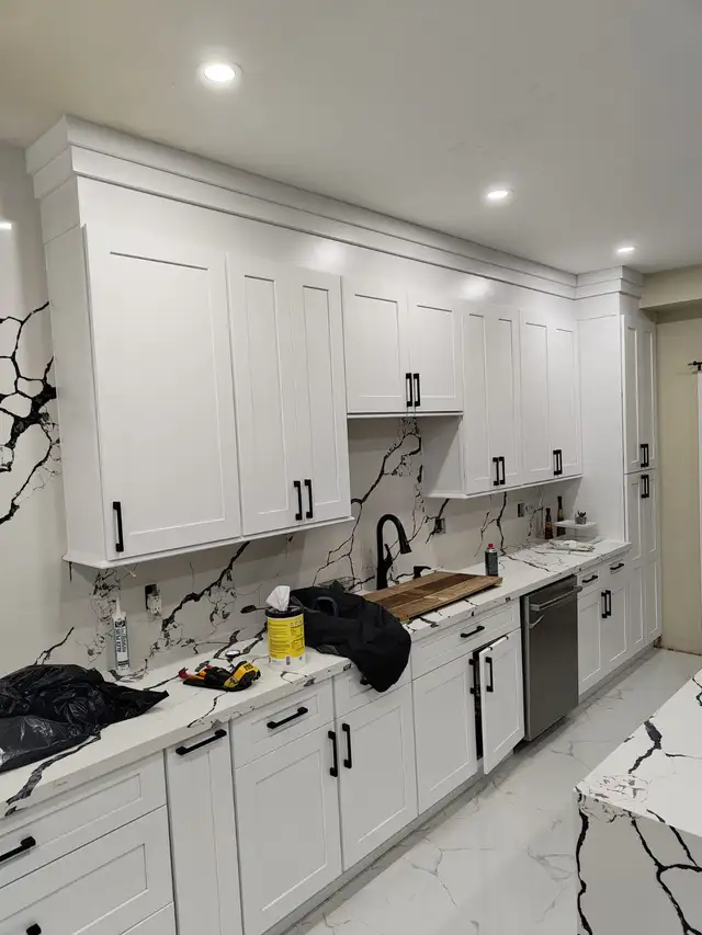Thermofoil Painted- 50% Discount on White/Grey Color - Photo 2