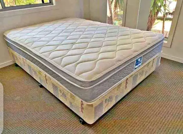 Luxury King Size Bed with Box Spring - Photo 2