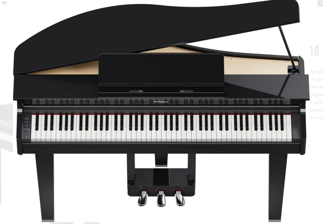 Roland GP3 Grand Piano, fully controllable by iPad. Floor Model - Photo 3