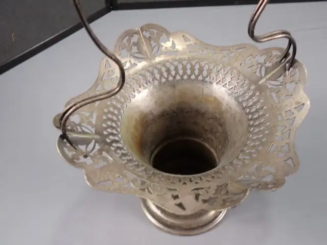 Silver Plate Floral Baskets - Photo 9