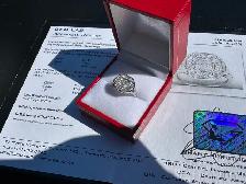 #796 - 14kt White Gold, .85 Carat Diamond Ring, Size 6 - Photo 2