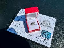 #796 - 14kt White Gold, .85 Carat Diamond Ring, Size 6 - Photo 5