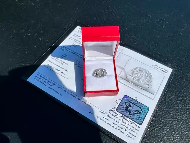 #796 - 14kt White Gold, .85 Carat Diamond Ring, Size 6 - Photo 6