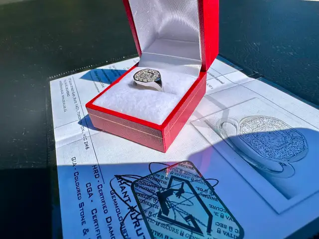 #796 - 14kt White Gold, .85 Carat Diamond Ring, Size 6 - Photo 9