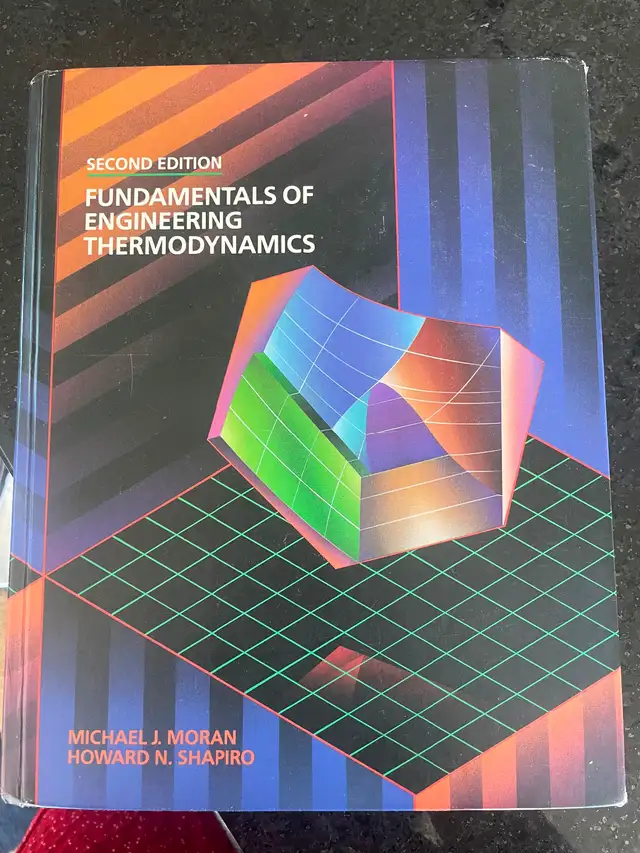 Fundamentals of Engineering Thermodynamics 2nd Edition (Moran)