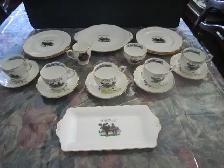 Queen Anne YUKON fine bone china set, Pattern # 6997