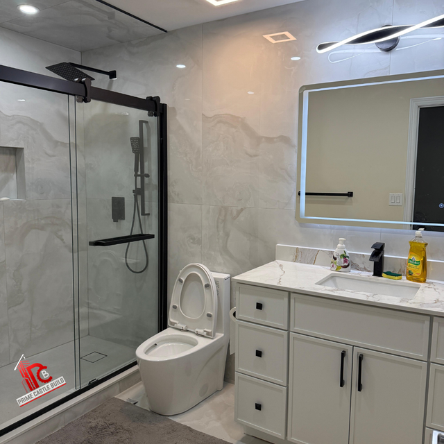 BATHROOM SHOWER-SHOWER BASE-SHOWER HEAD-UPGRADE-INSTALL - Photo 10
