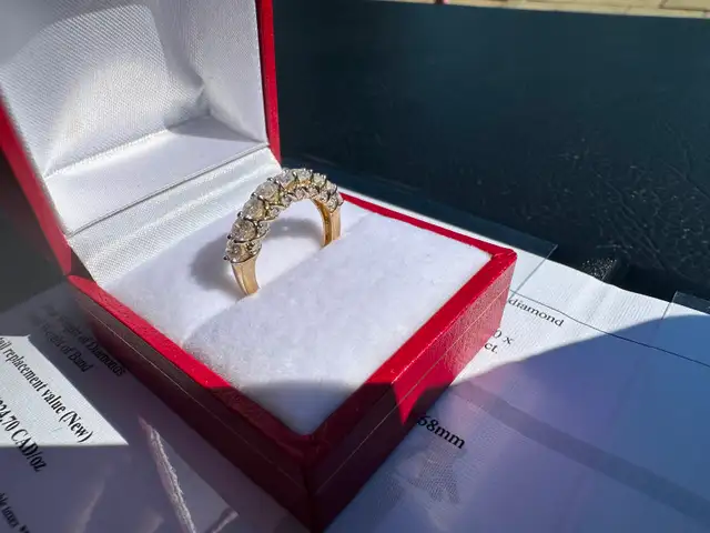 #837 - 1.00 Carat Diamond, 14kt Yellow Gold Ring, Size 5