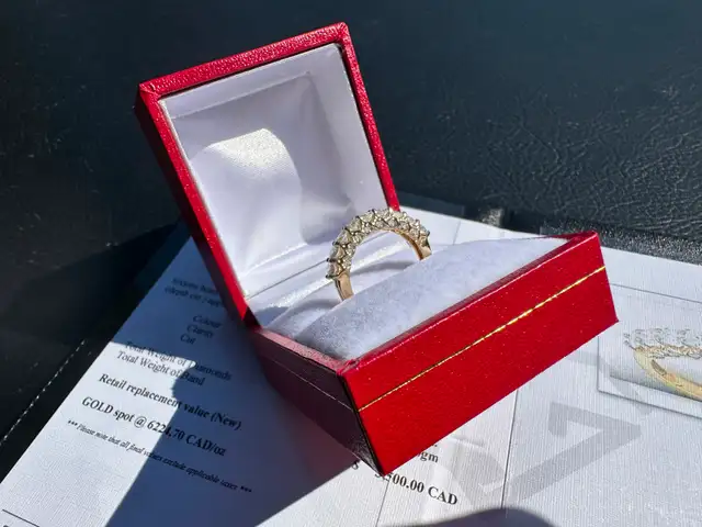 #837 - 1.00 Carat Diamond, 14kt Yellow Gold Ring, Size 5 - Photo 4