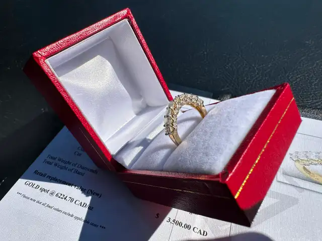 #837 - 1.00 Carat Diamond, 14kt Yellow Gold Ring, Size 5 - Photo 5