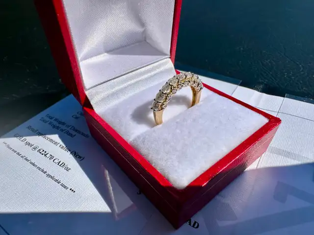 #837 - 1.00 Carat Diamond, 14kt Yellow Gold Ring, Size 5 - Photo 6