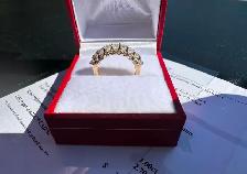 #837 - 1.00 Carat Diamond, 14kt Yellow Gold Ring, Size 5 - Photo 8