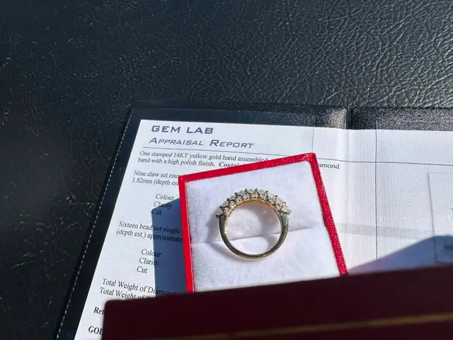 #837 - 1.00 Carat Diamond, 14kt Yellow Gold Ring, Size 5 - Photo 9