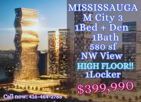 Priced to Sell! M City 3 Condo Assignment