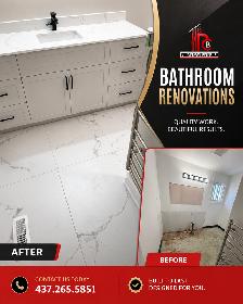 BATHROOM VANITY-BATHTUB-UPGRADE-INSTALL 437.265.5851