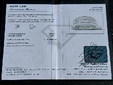 #840 - 14kt White Gold, .91ct Princess Cut Diamond Band, Size 7 - Photo 10