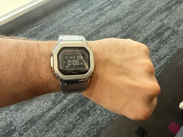 g shock dw-h5600 smart watch with custom bezel/strap - Photo 3