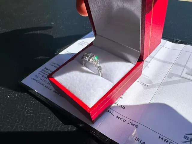 #797 - 18kt White Gold, 1.00 Carat Diamond Engagement Ring Size5 - Photo 9