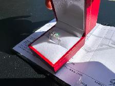 #797 - 18kt White Gold, 1.00 Carat Diamond Engagement Ring Size5 - Photo 9
