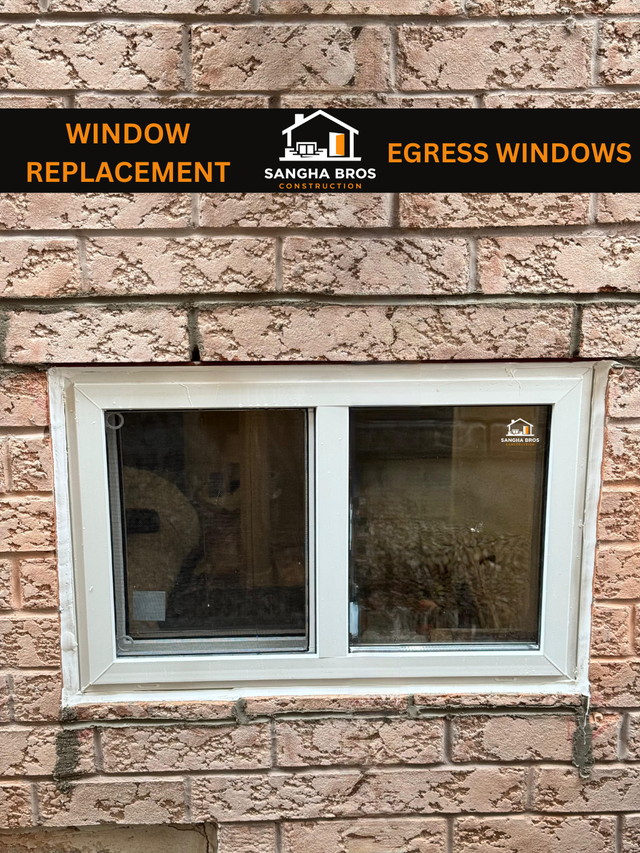 BASEMENT EGRESS WINDOW-CUT-INSTALL 226.883.2185