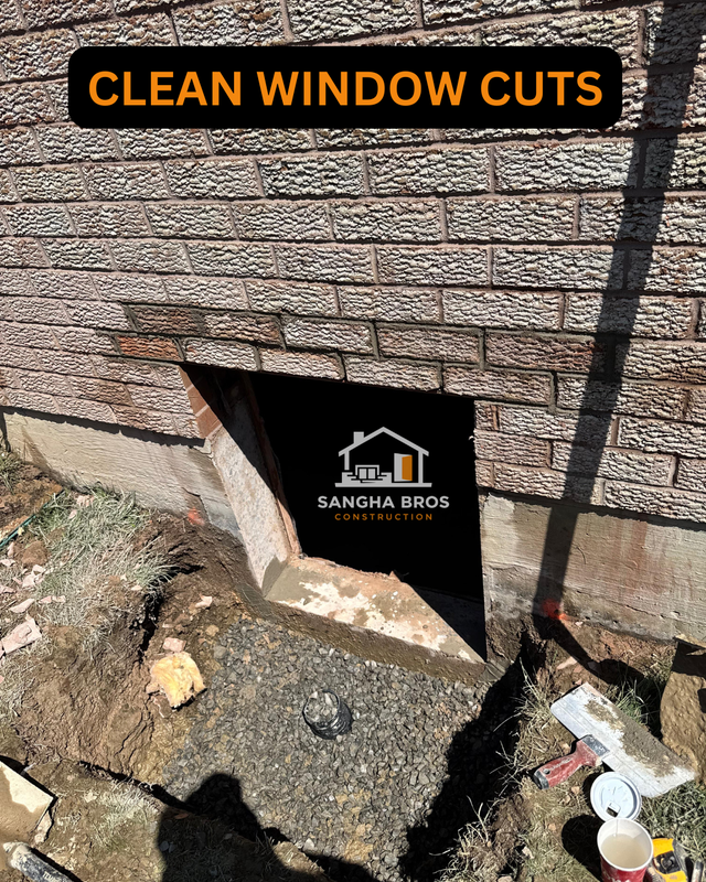 BASEMENT WINDOWS-SIDE ENTRANCE DOOR-CUT-INSTALL 226.883.2185 - Photo 2