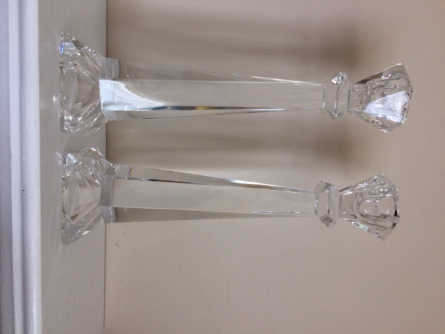 2 BEAUX CHANDELIERS NEUFS EN CRYSTAL DE 10'DE HAUT:$10.00 CHACUN - Photo 3