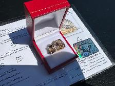 #779 - 14kt Yellow Gold, 1.16 Carat Effy Diamond Ring, Size 7 - Photo 4