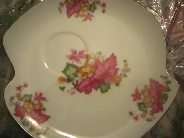 ESD hand painted china hostess sets for 4, Pattern #EM9933 - Photo 2