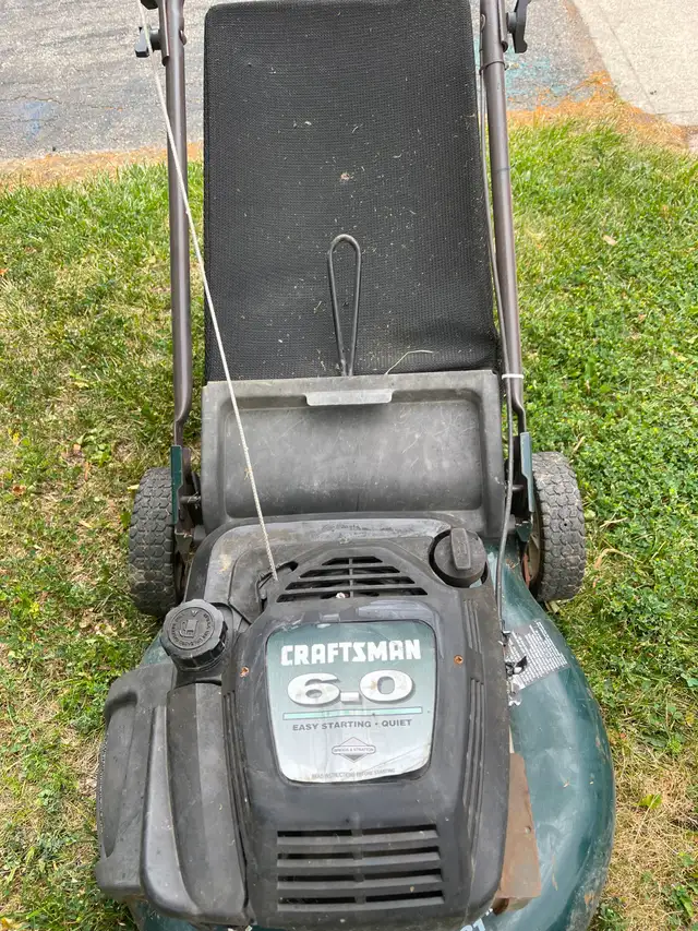Gasoline lawn mover with bag - Photo 2