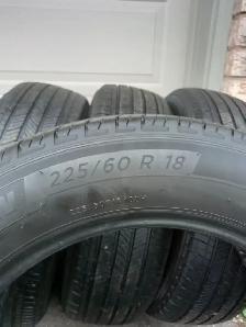 4 tires MICHELIN 225/60/R18 all season. - Photo 6