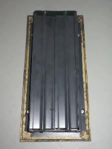 BRASS HEAT VENT (APPROX. 11' X 5.5')AS PICTURED PD. $26 FOR IT