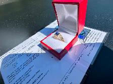 #794 - 14kt Gold, Effy Sapphire & Diamond Ring, Size 7 - Photo 2