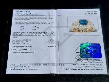 #794 - 14kt Gold, Effy Sapphire & Diamond Ring, Size 7 - Photo 9
