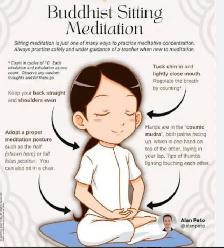 Meditation session hosted by the Vernon Buddhist Temple