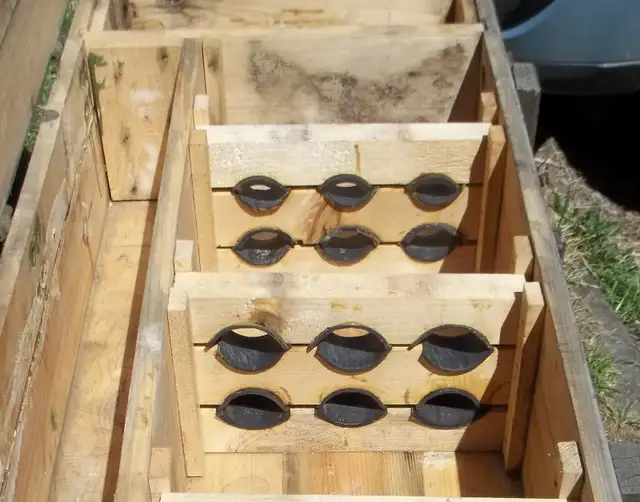 Czech Large Wooden Ammo Boxes / Crates.1980's - Photo 5