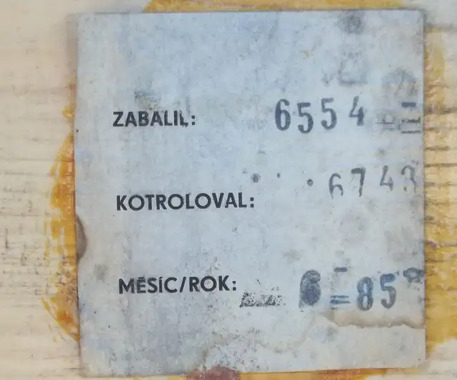Czech Large Wooden Ammo Boxes / Crates.1980's - Photo 6