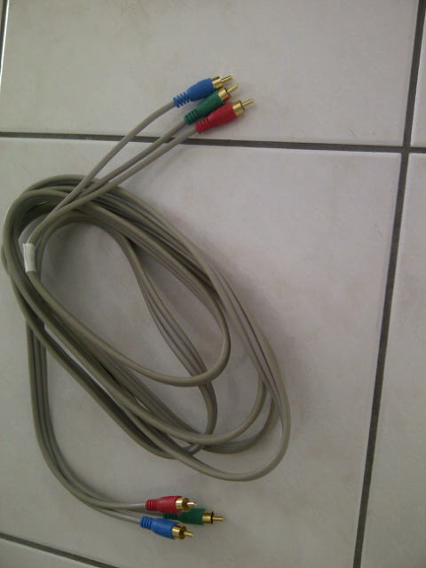 1 CABLE NEUF RGB 10 PIEDS LONG 6 CONNECTEURS PLAQUÉS OR: $10.00 - Photo 3